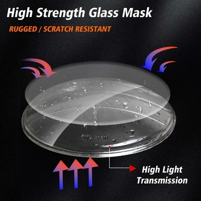 Plastic Reflector YAYE GN125 2 In 1IP67 High Brightness Round Motorcycle Headlight with DRL/Turn Signal