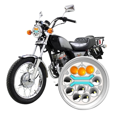 IP67 YAYE 6 Inch CM125 White DRL LED Accessory Motorcycle Yellow White High Low Beam DRL Headlight