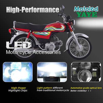 YAYE CD70 CJ125 Motorcycle Headlight with DRL IP67 High Brightness