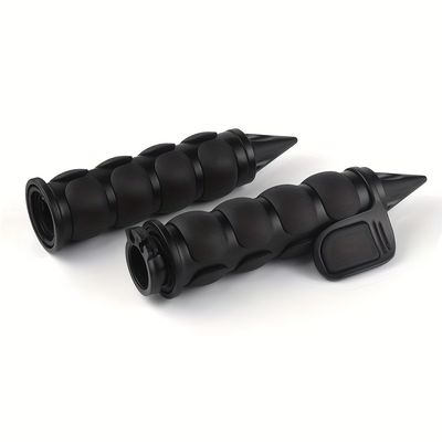 For Zinc Alloy Motorcycle Handle Grip 22/25MM Driver's Glue Modification Accessories Pointed Design
