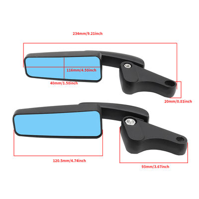 Motorcycle Rearview Mirror square Rearview Mirror Universal 8 10MM Motorcycle Mirror
