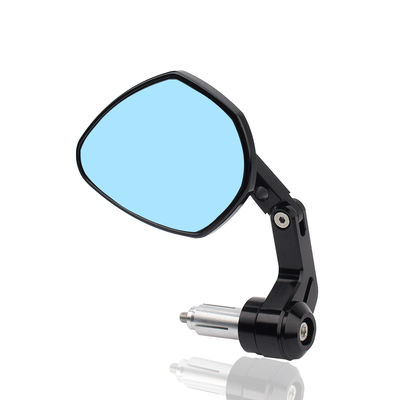 Diamond Shaped Mirror Suitable for 22mm Handle Width Adjustable Motorcycle Rearview Mirror Motorcycle Universal Accessories