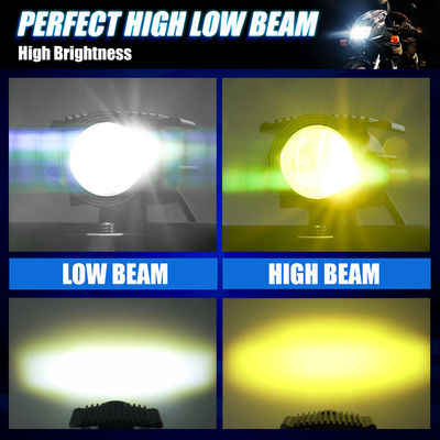 YAYE Exploradoras Para Moto Luces Led Mini Spot Light 16W 1600LM Amarillo Blanco AC DC 8V 80V