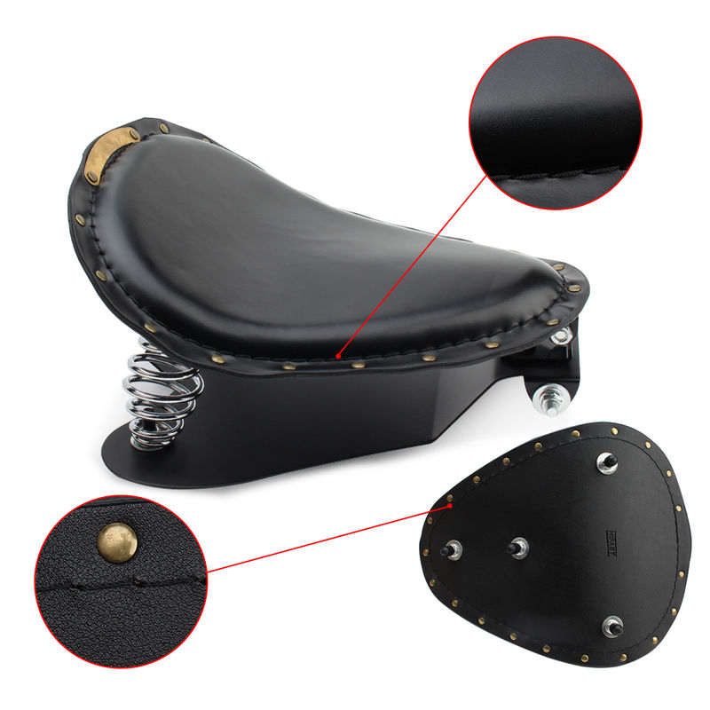 Motorcycle Universal Black Brown Driver Solo Seat Spring Bracket Mounting Kit Solo Driver Sportster Seat Bobber Single Seat
