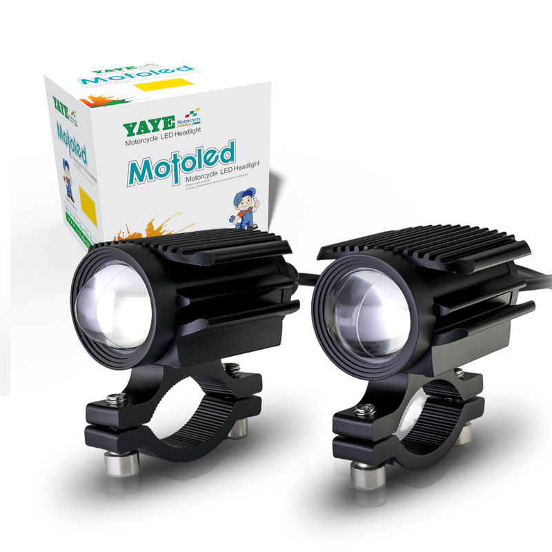 YAYE Exploradoras Para Moto Luces Led Mini Spot Light 16W 1600LM Amarillo Blanco AC DC 8V 80V