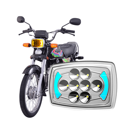 CD70 CJ125 오토바이 LED 헤드라이트 (주간주행등 및 방향지시등 포함)